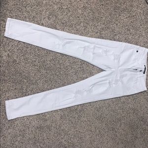 White distressed KanCan jeans